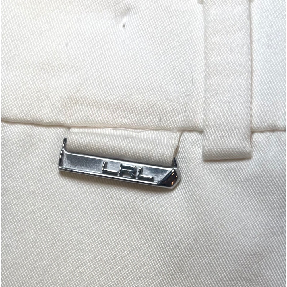 Lauren Ralph Lauren Active White Bermuda Shorts Womens 12 Stretch Chino Golf - Picture 4 of 12